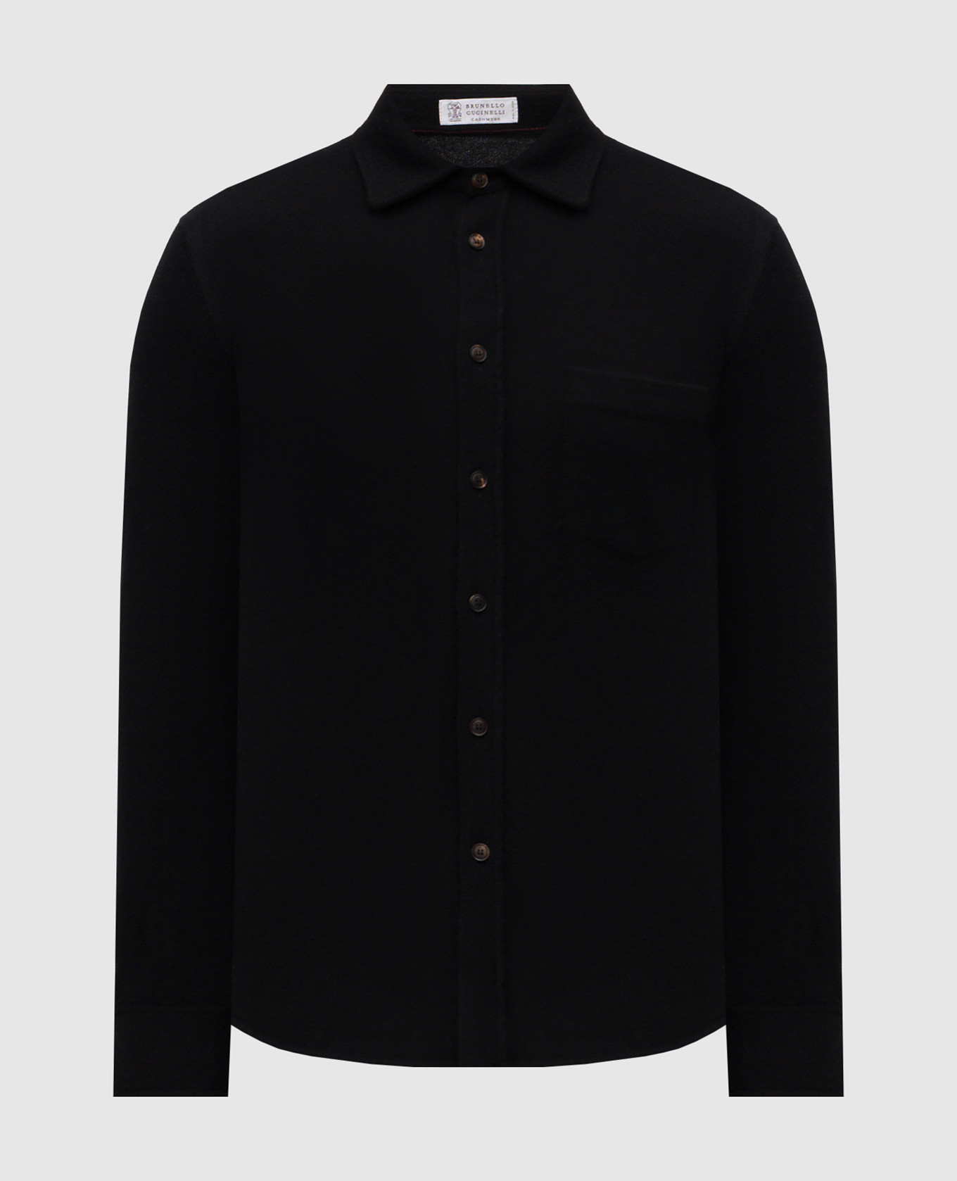 

Black cashmere shirt Brunello Cucinelli