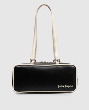 Palm Angels Black tote bag with logo print PAWNN003FB001