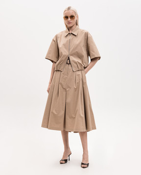 Juun.j Beige skirt with belt JW6427W52A