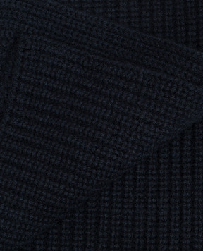 Dolce&Gabbana Blue cashmere scarf GXK64TJBW2X
