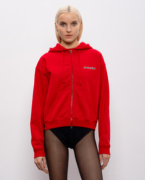 Vetements Red sports jacket with print WE76ZU544R