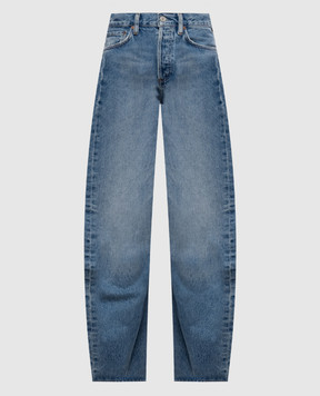 AGOLDE Blue jeans with a worn effect A3491765