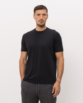 Tom Ford Black T-shirt with monogram embroidery JCS004JMT012