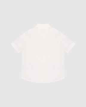 C.P. Company Children's white shirt with logo embroidery CUC00JLLC0448