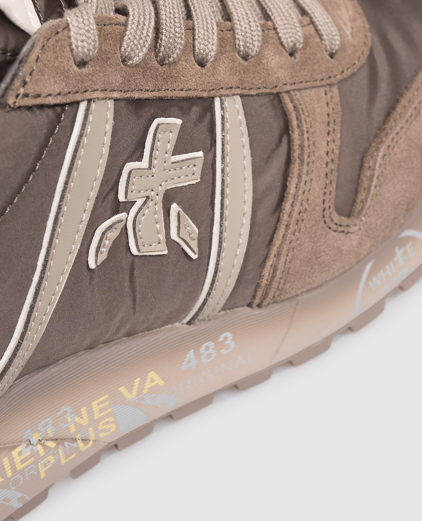 Brown Lander combination sneakers Premiata 5