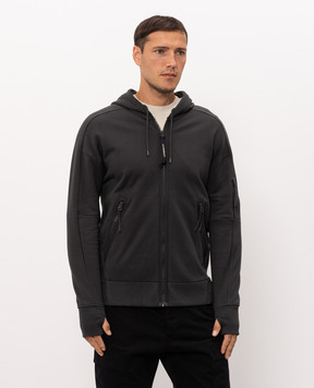C.P. Company Gray sports jacket with patch MSS716A005086W
