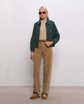Max Mara Brown corduroy pants FRAGOLA MSTFRAGOLA