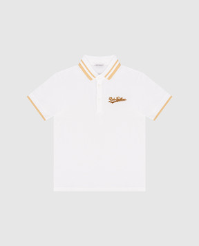 Dolce&Gabbana Children's white polo shirt L4JT8VG7PWS812+