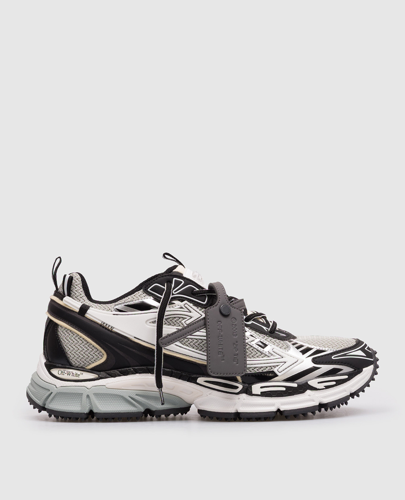 

Be Right Back grey combination sneakers Off-White