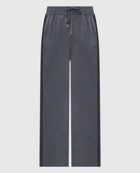 Juun.j Grey striped sweatpants JC6221P713