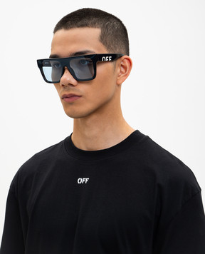 Off-White Black Columbus sunglasses OW10011040146