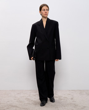 Loulou de Saison NIRO black wool trousers NIRO
