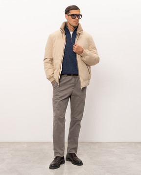Brunello Cucinelli Blue cashmere jumper MQS00124