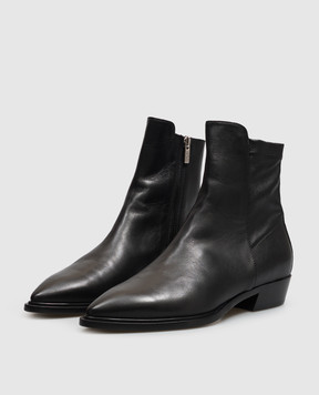 AGL Mahé black leather boots MAHESTRECH