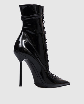 Le Silla Colette black patent ankle boots 4249B100BLPPGSL