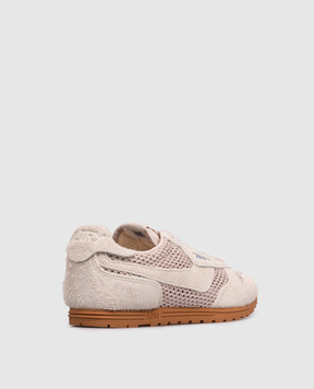 AUTRY Beige Windspin combination sneakers A1UNWSLWKS06