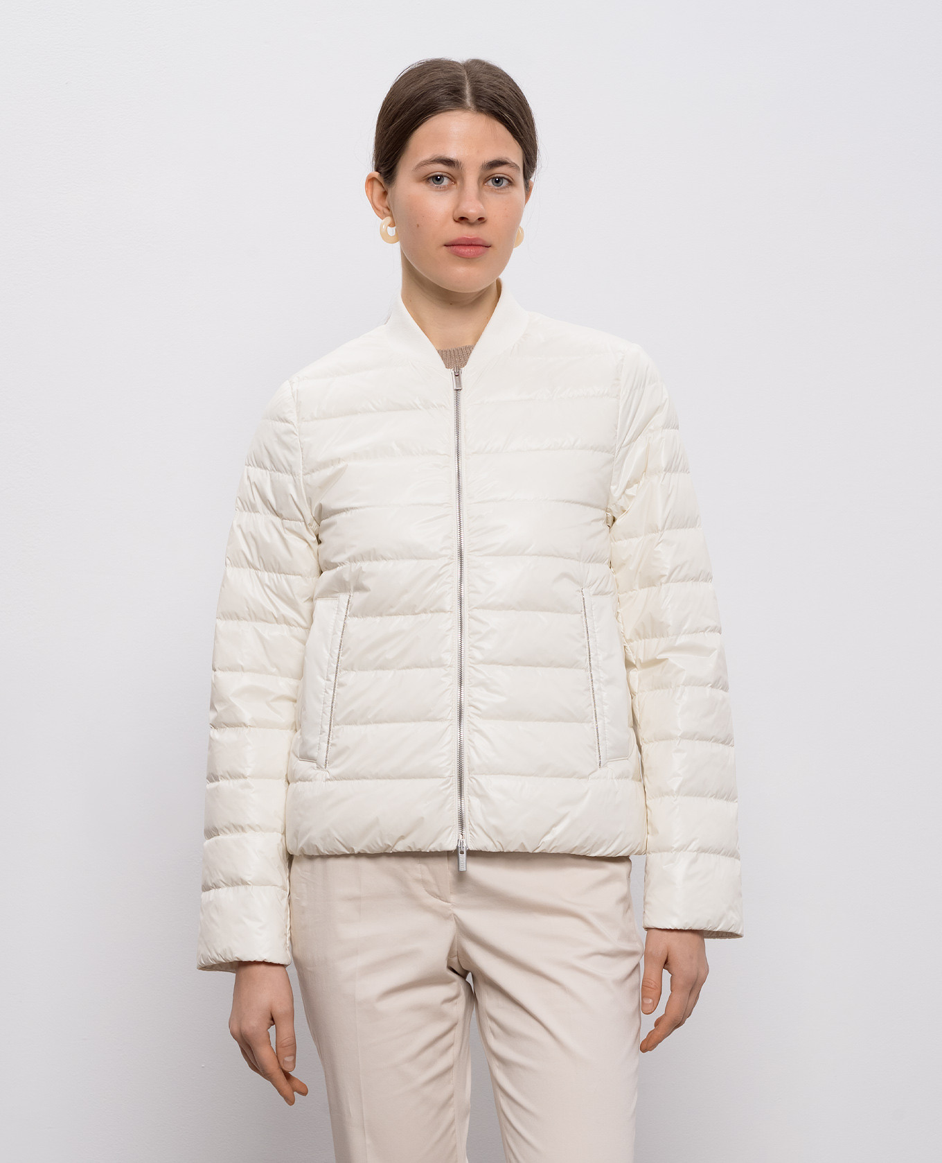 White down jacket with chain Peserico 3