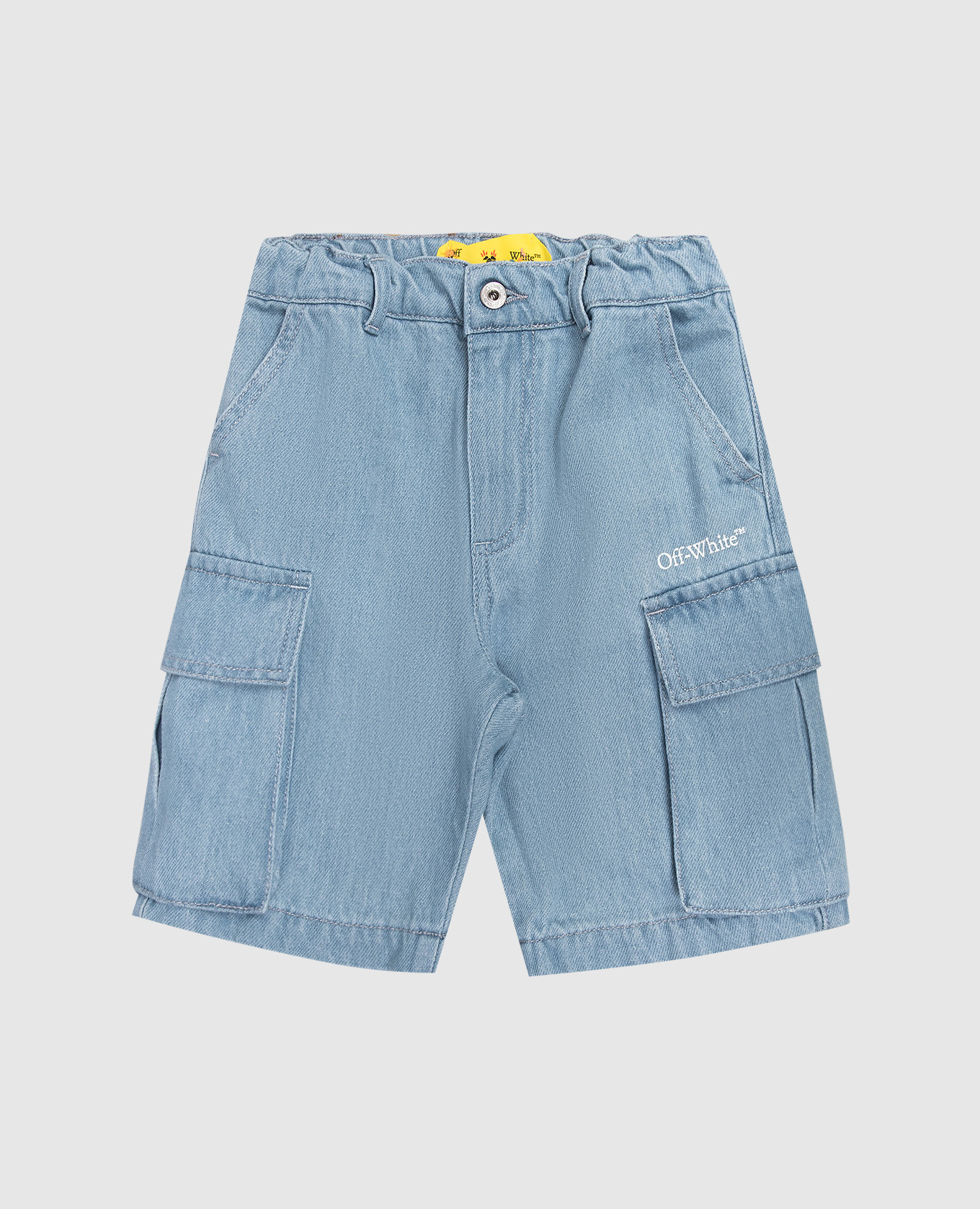 

Children's blue denim shorts Off-White, Light blue