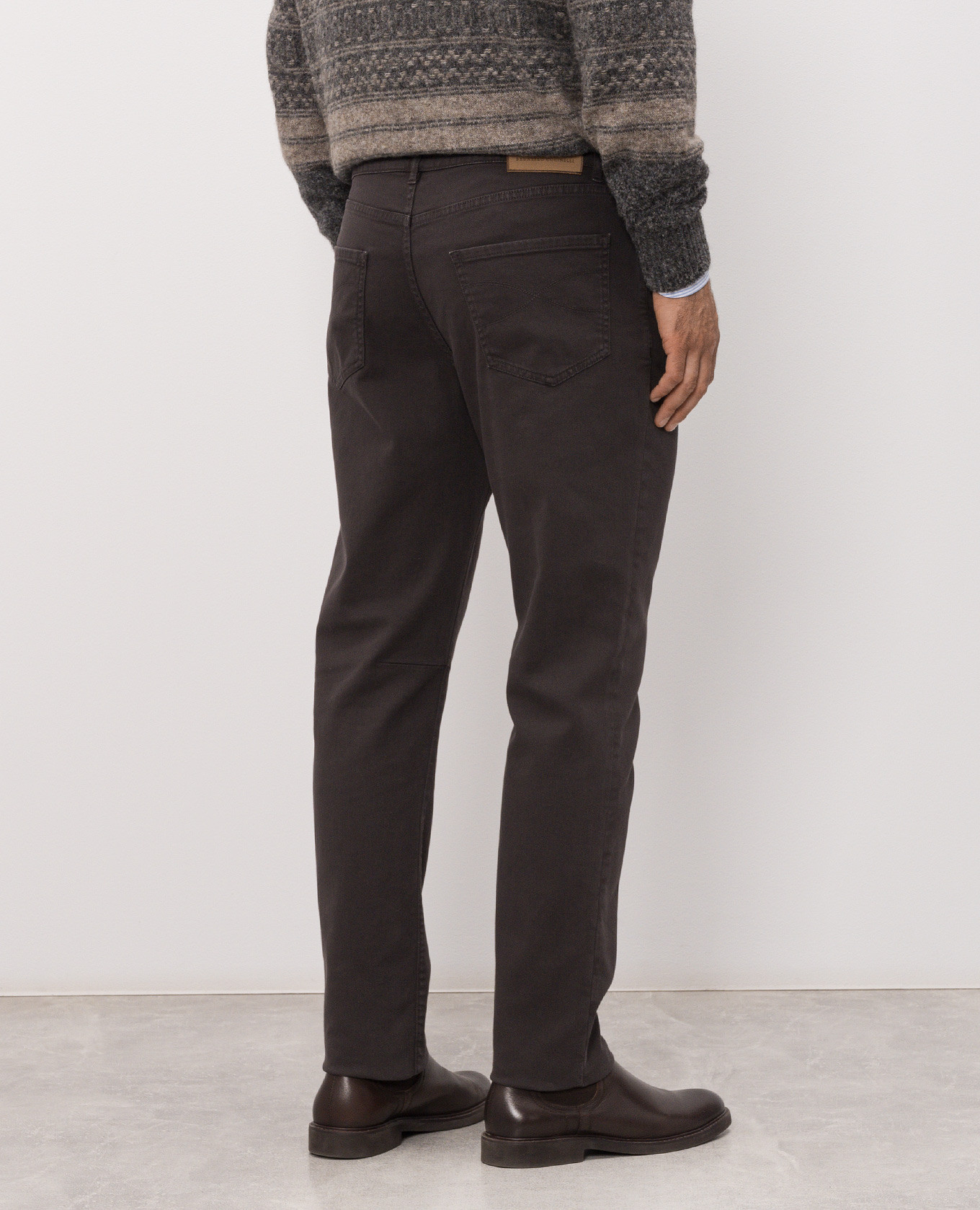 Dark brown jeans Brunello Cucinelli 4