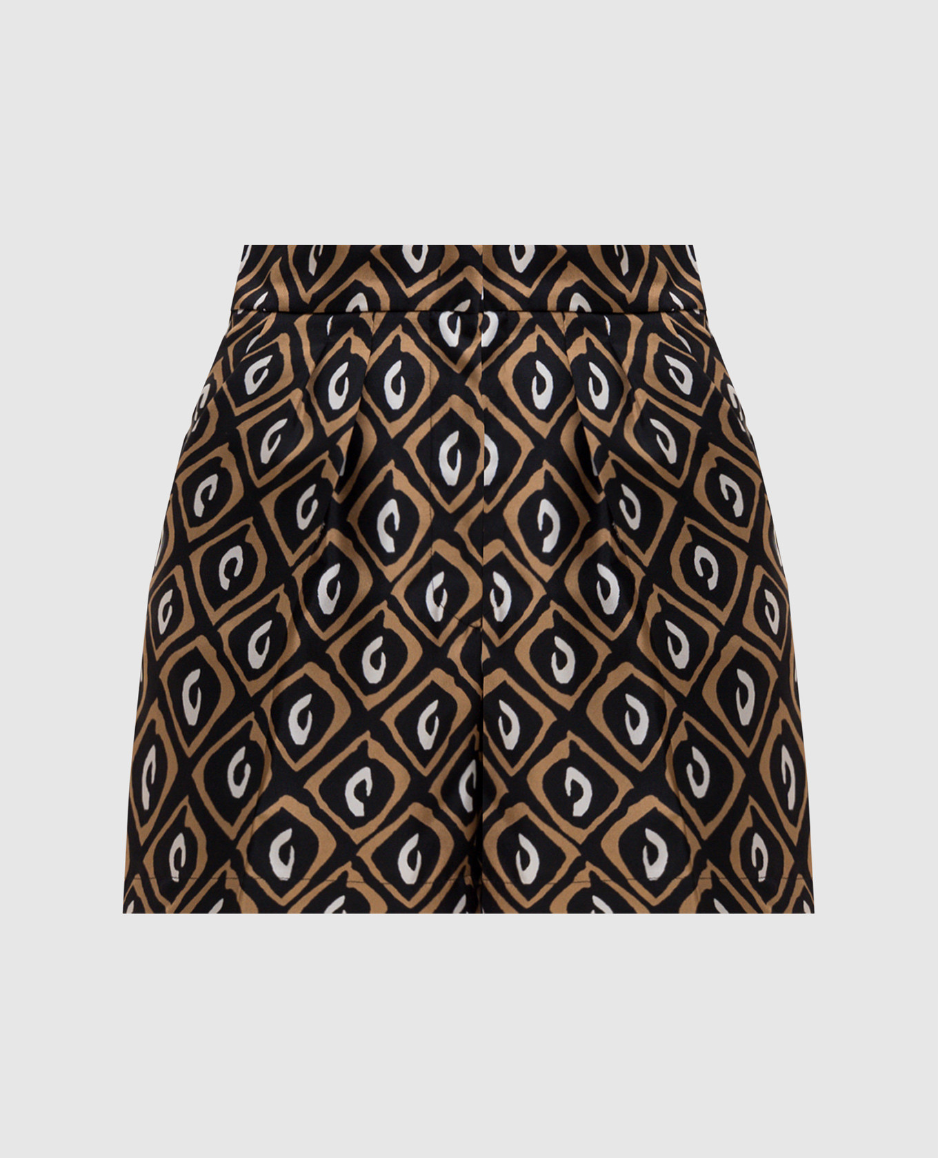 

Black QUINOA printed silk shorts Max Mara