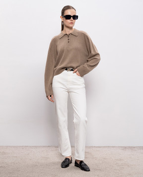 Loulou de Saison HOMERE brown cashmere sweater HOMERELDS