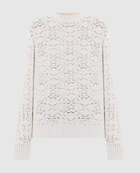 Twinset Ivory wool sweater 262LI3TAA