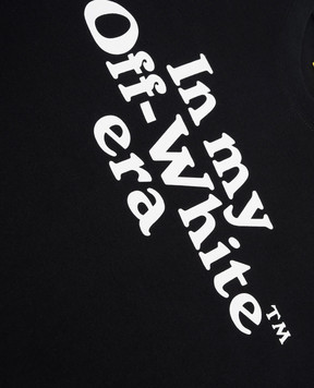 Off-White Children's black T-shirt with print 44BAA002S26J007