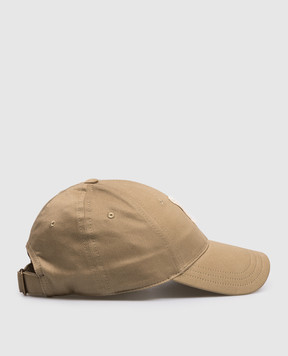 Saint Laurent Khaki Varsity Cap with Monogram Patch 8168713YR57m
