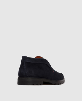 Santoni Blue suede deserts MGDG17823NEOBSEY