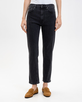 Toteme Black jeans with logo 222232743