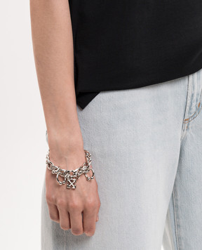 Off-White Silver chain bracelet Piercing OWOA12ZS26MET001