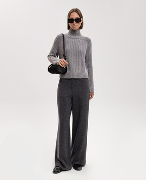 Allude Gray wool and cashmere sweater 26517092