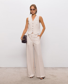 Peserico Pink pants with a monil chain A0454003472