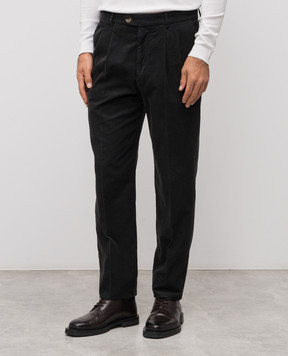 Brunello Cucinelli Brown corduroy pants M279UE1950