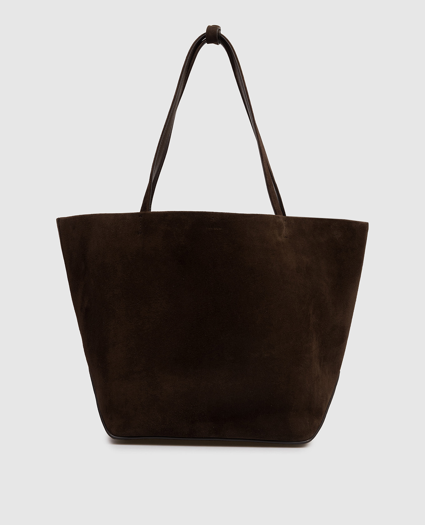 

Brown suede Park tote bag The Row