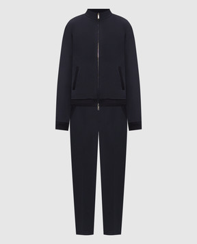 MooRER Blue CRISPIN TUTA tracksuit CRISPINTUTAJ