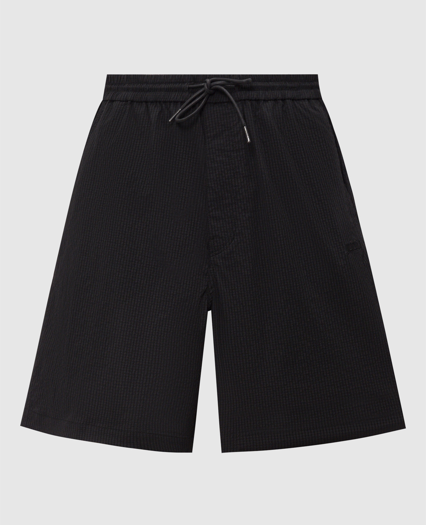 

Black shorts with logo embroidery Juun.j