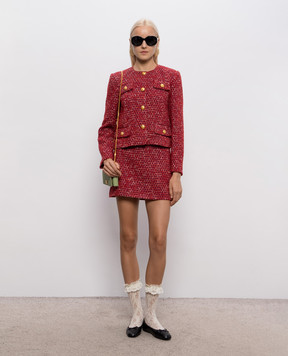 Valentino Red tweed jacket 9B3CE615ACQ