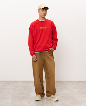 Vetements Red long sleeve with print MH27LS236R