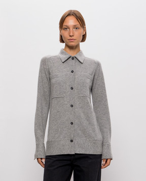 Toteme Gray cashmere shirt 263WRT0785YA0016