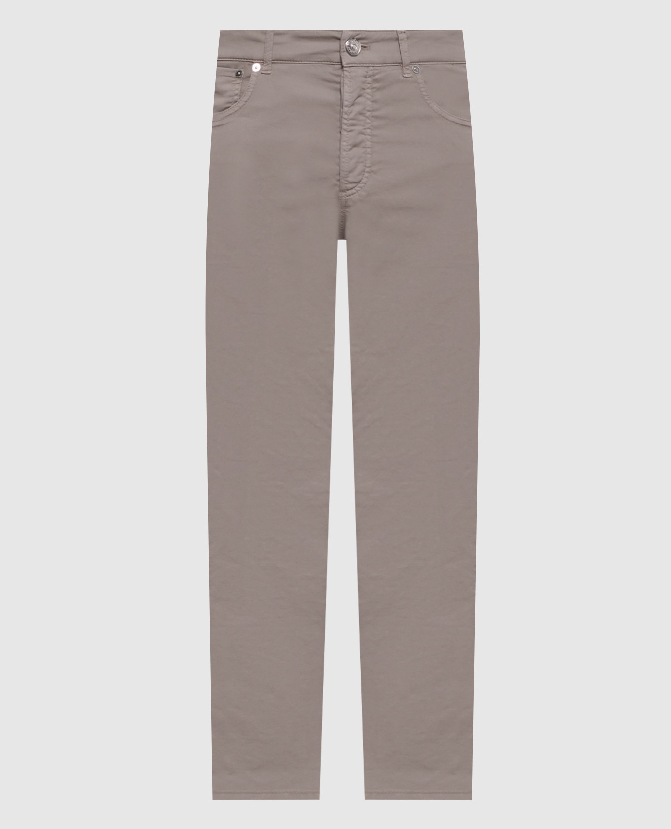 

Grey pants with logo Brunello Cucinelli