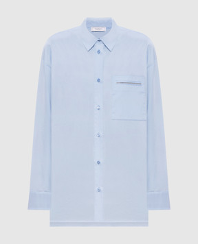 Peserico Blue shirt with chain A0684701979