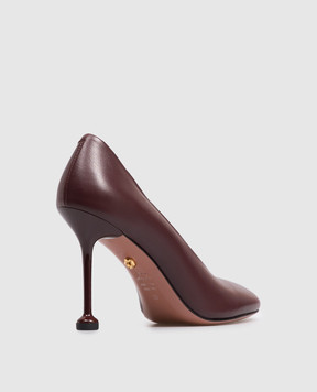 Babe Pay Pls Burgundy leather shoes 211927KO