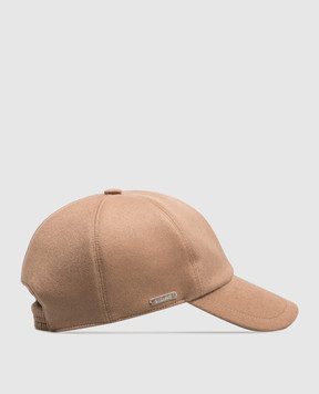 Enrico Mandelli Brown cashmere cap CAP4014816