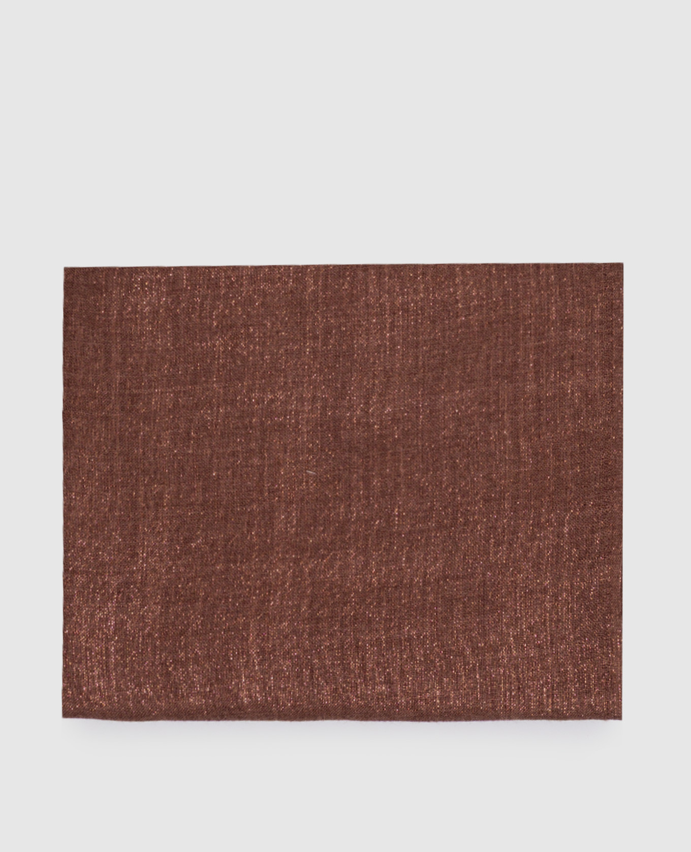 

Brown stole with cashmere and silk with lurex Brunello Cucinelli