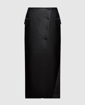 Twinset Black midi skirt 262LI2KDD