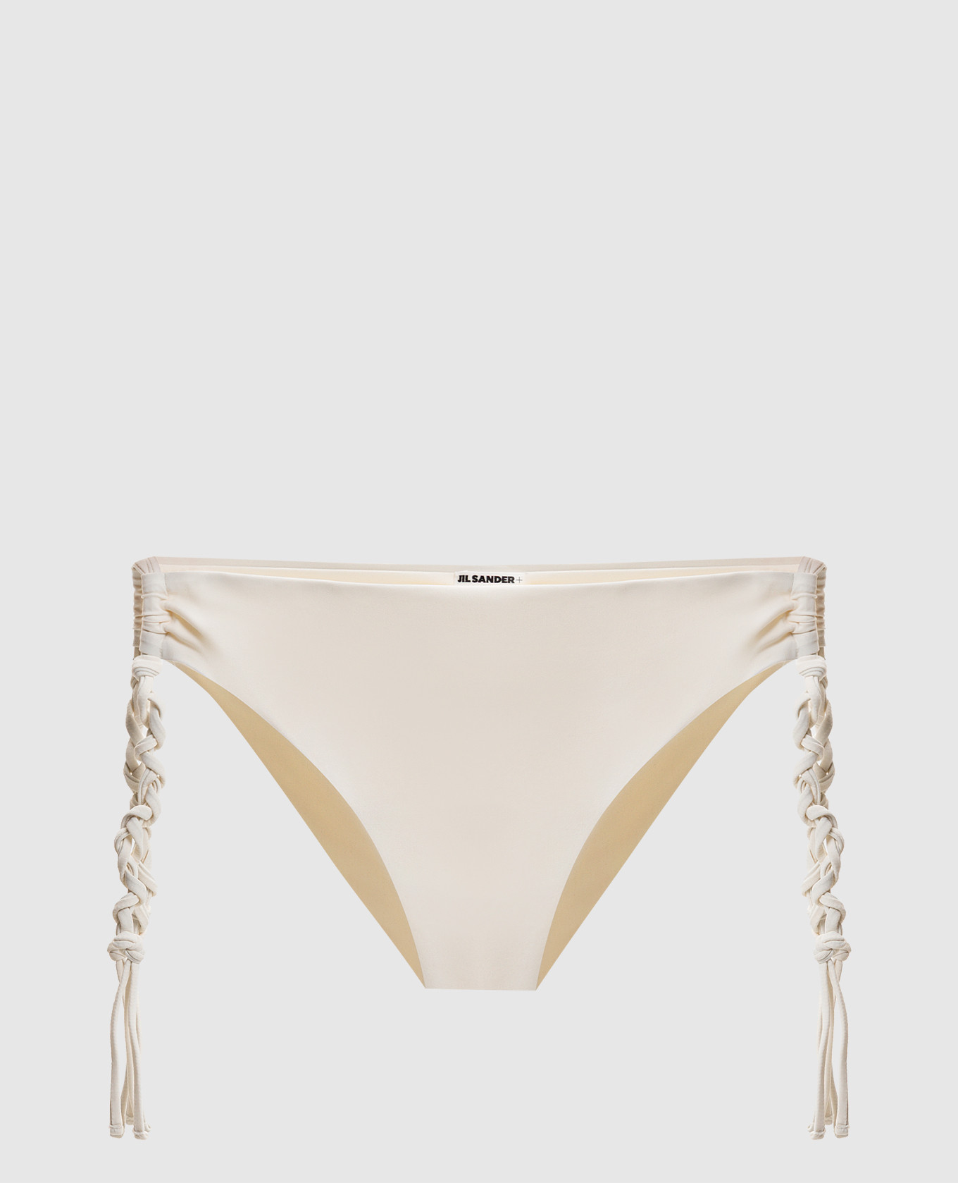 Slip da bagno bianchi con lacci