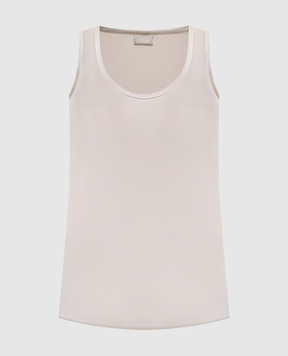 Brunello Cucinelli Beige silk top M0C59E0600