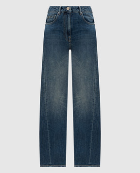 Peserico Blue jeans with a worn effect A04133L86Q04946