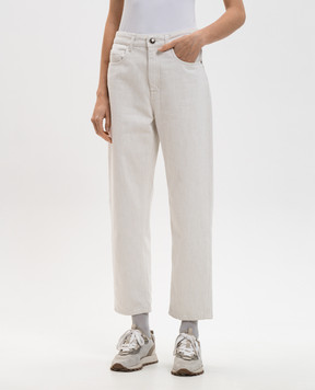 MooRER Phoebe white jeans PHOEBE214